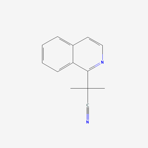 81039-16-9 2-Isoquinolin-1-yl-2-methylpropionitrile chemical structure