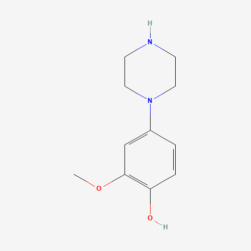 925889-93-6 2-Methoxy-4-(1-piperazinyl)phenol chemical structure