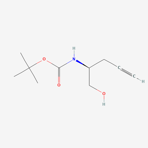 763122-73-2 2-Methyl-2-propanyl [(2S)-1-hydroxy-4-pentyn-2-yl]carbamate chemical structure