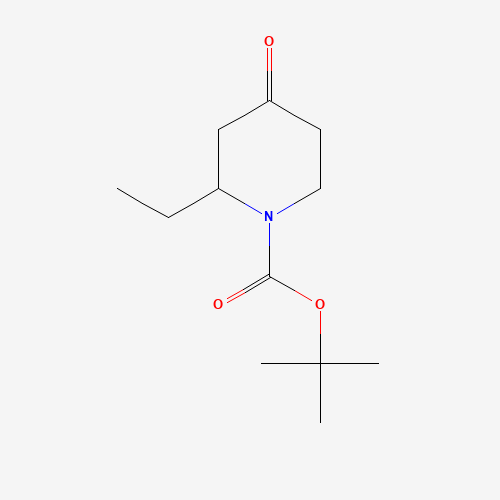 324769-07-5 2-Methyl-2-propanyl 2-ethyl-4-oxo-1-piperidinecarboxylate chemical structure