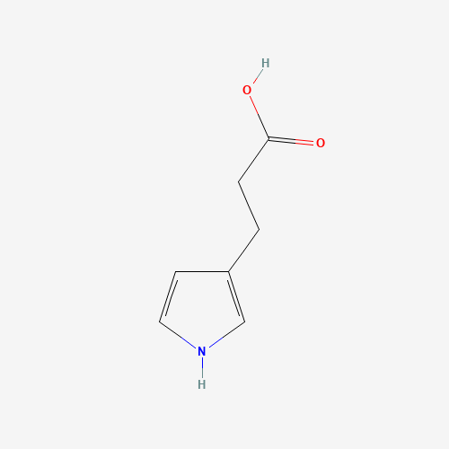 134448-22-9 3-(1H-Pyrrol-3-yl)propanoic acid chemical structure
