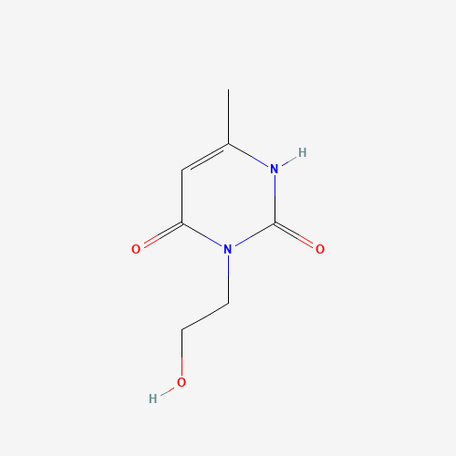 20551-25-1 3-(2-Hydroxyethyl)-6-methyluracil chemical structure
