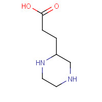 891782-61-9 3-(2-Piperazinyl)propanoic acid chemical structure