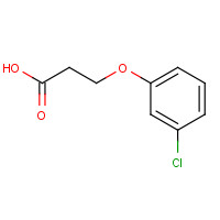 7170-50-5 3-(3-chlorophenoxy)propanoic acid chemical structure