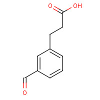 56030-19-4 3-(3-Formylphenyl)propanoic acid chemical structure