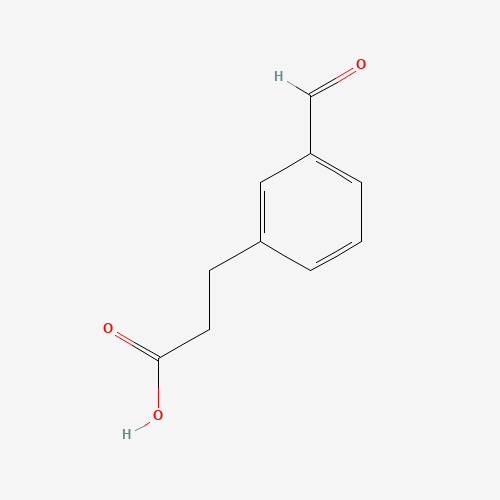 56030-19-4 3-(3-Formylphenyl)propanoic acid chemical structure