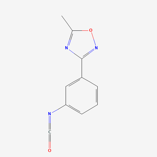 852180-69-9 3-(3-isocyanatophenyl)-5-methyl-1,2,4-oxadiazole chemical structure