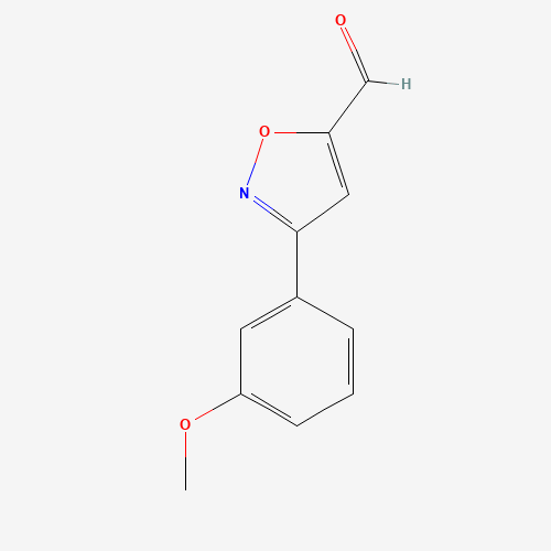 251912-68-2 3-(3-Methoxyphenyl)-1,2-oxazol-5-carbaldehyd chemical structure