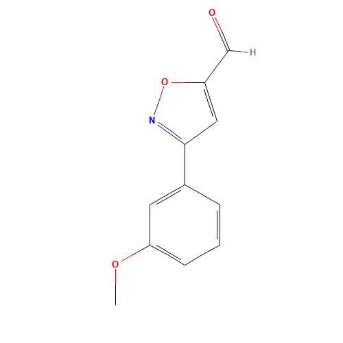 251912-68-2 3-(3-Methoxyphenyl)-1,2-oxazol-5-carbaldehyd chemical structure
