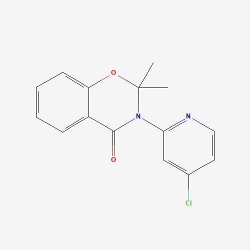 74405-00-8 3-(4-Chloro-2-pyridinyl)-2,3-dihydro-2,2-dimethyl-4H-1,3-benzoxazin-4-one chemical structure