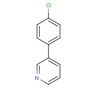 5957-97-1 3-(4-Chlorophenyl)pyridine chemical structure