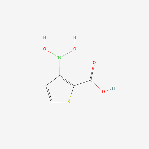 5503-74-2 3-(Dihydroxyboryl)-2-thiophenecarboxylic acid chemical structure