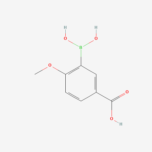 730971-32-1 3-(Dihydroxyboryl)-4-methoxybenzoic acid chemical structure