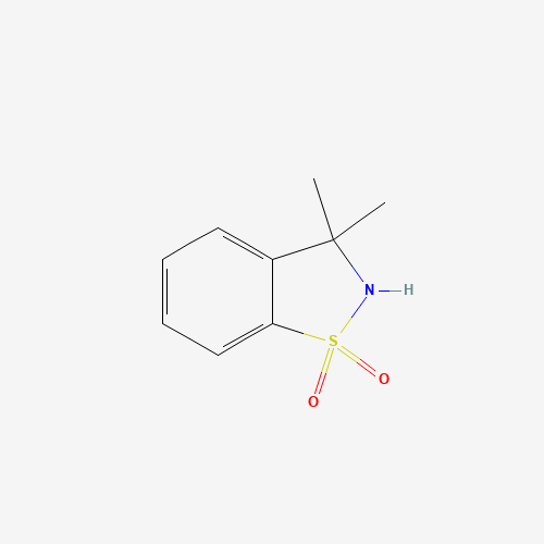 102362-98-1 3,3-Dimethyl-2,3-dihydro-1,2-benzothiazole 1,1-dioxide chemical structure