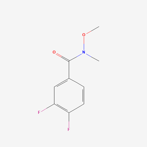 188345-25-7 3,4-Difluoro-N-methoxy-N-methylbenzamide chemical structure