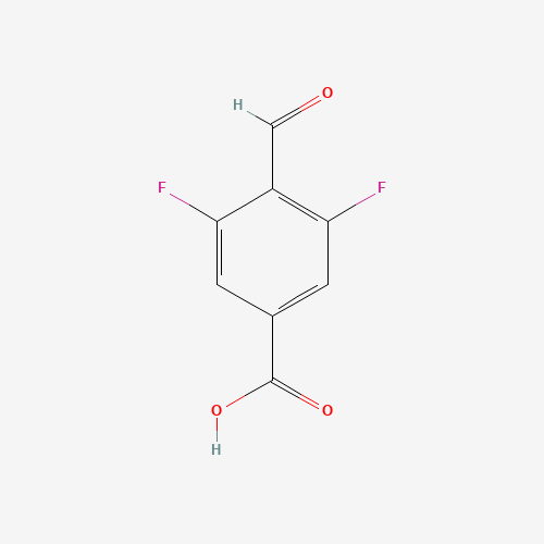 736990-88-8 3,5-Difluoro-4-formylbenzoic acid chemical structure