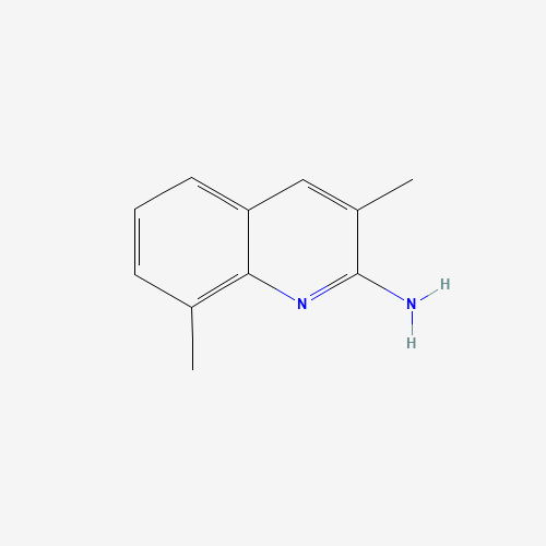 137110-41-9 3,8-Dimethyl-2-quinolinamine chemical structure