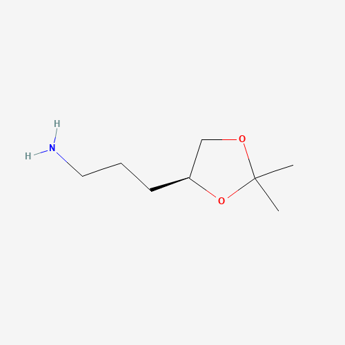 94944-63-5 3-[(4S)-2,2-Dimethyl-1,3-dioxolan-4-yl]-1-propanamine chemical structure