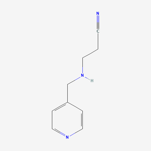 648409-30-7 3-[(pyridin-4-ylmethyl)amino]propanenitrile chemical structure