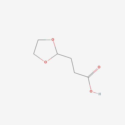 4388-56-1 3-[1,3]Dioxolan-2-yl-propionic acid chemical structure