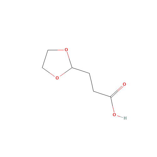 4388-56-1 3-[1,3]Dioxolan-2-yl-propionic acid chemical structure