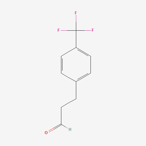 166947-09-7 3-[4-(Trifluormethyl)phenyl]propanal chemical structure