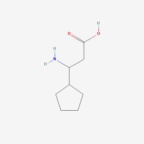 682804-23-5 3-Amino-3-cyclopentylpropanoic acid chemical structure
