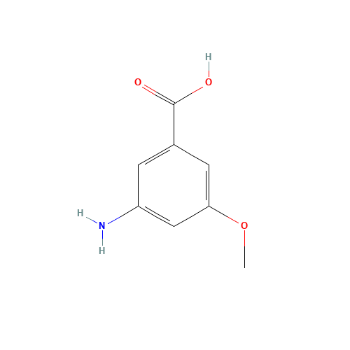 74165-74-5 3-Amino-5-methoxybenzoic acid chemical structure
