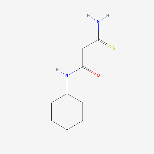 59749-95-0 3-amino-N-cyclohexyl-3-thioxopropanamide chemical structure