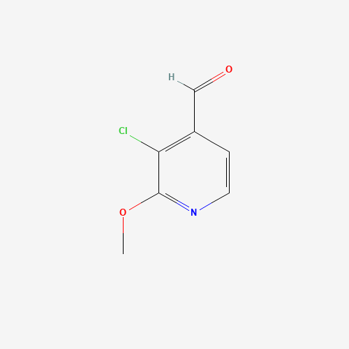 885167-89-5 3-Chloro-2-methoxyisonicotinaldehyde chemical structure