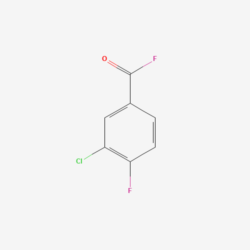 80277-51-6 3-Chloro-4-fluorobenzoyl fluoride chemical structure