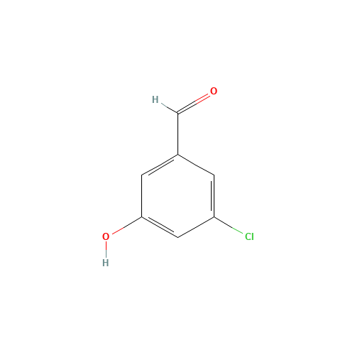 1829-33-0 3-Chloro-5-hydroxybenzaldehyde chemical structure