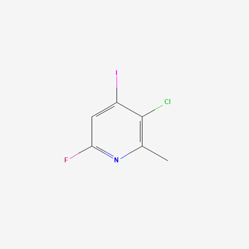 884494-47-7 3-Chloro-6-fluoro-4-iodo-2-methylpyridine chemical structure