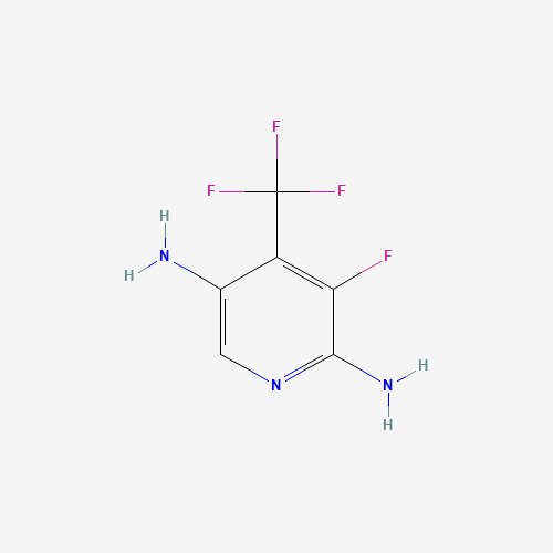 675602-90-1 3-fluoro-4-(trifluoromethyl)pyridine-2,5-diamine chemical structure