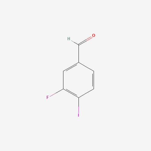 1003709-57-6 3-Fluoro-4-iodobenzaldehyde chemical structure