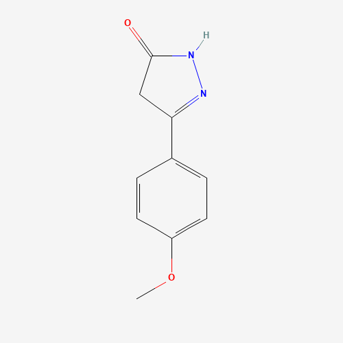 1578-89-8 3H-pyrazol-3-one, 2,4-dihydro-5-(4-methoxyphenyl)- chemical structure