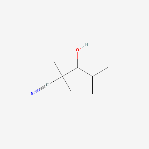 59346-56-4 3-Hydroxy-2,2,4-trimethylpentanenitrile chemical structure