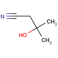 13635-04-6 3-Hydroxy-3-methylbutanenitrile chemical structure