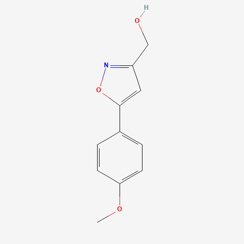 58492-77-6 3-isoxazolemethanol, 5-(4-methoxyphenyl)- chemical structure