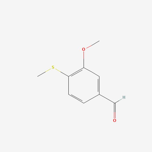 68885-46-1 3-methoxy-4-methylsulfanyl-benzaldehyde chemical structure