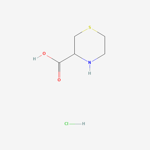 96612-95-2 3-Thiomorpholinecarboxylic acid, hydrochloride chemical structure