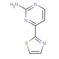 874830-88-3 4-(1,3-thiazol-2-yl)pyrimidin-2-amine chemical structure
