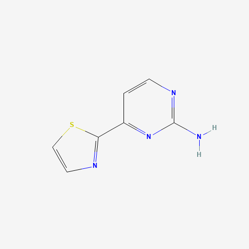 874830-88-3 4-(1,3-thiazol-2-yl)pyrimidin-2-amine chemical structure