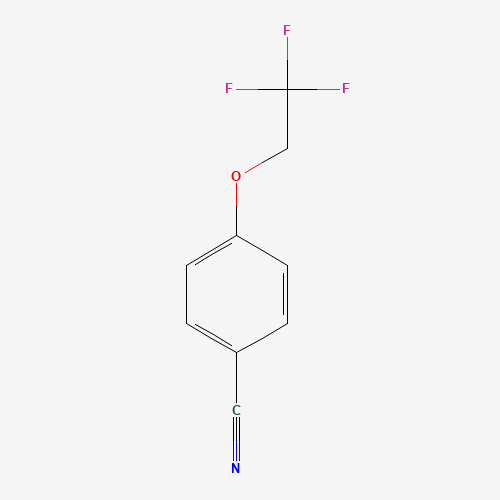 56935-76-3 4-(2,2,2-trifluoroethoxy)benzonitrile chemical structure