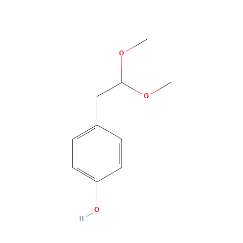 74447-40-8 4-(2,2-Dimethoxy-ethyl)-phenol chemical structure