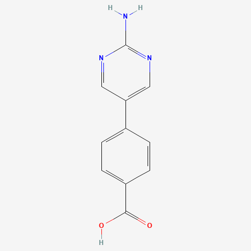 222987-21-5 4-(2-Aminopyrimidin-5-yl)benzoic acid chemical structure