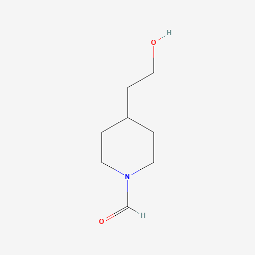 141047-47-4 4-(2-Hydroxyethyl)piperidine-1-carbaldehyde chemical structure