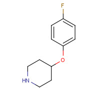 3413-28-3 4-(4-fluorophenoxy)piperidine chemical structure