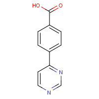 249292-43-1 4-(4-Pyrimidinyl)benzoic acid chemical structure