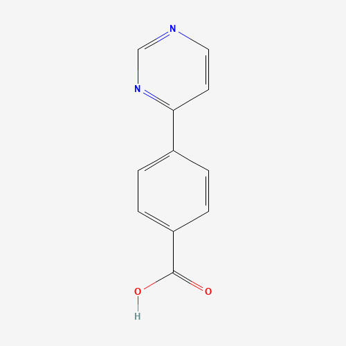 249292-43-1 4-(4-Pyrimidinyl)benzoic acid chemical structure